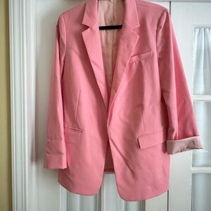 LoveShackFancy Soft Pink Blazer